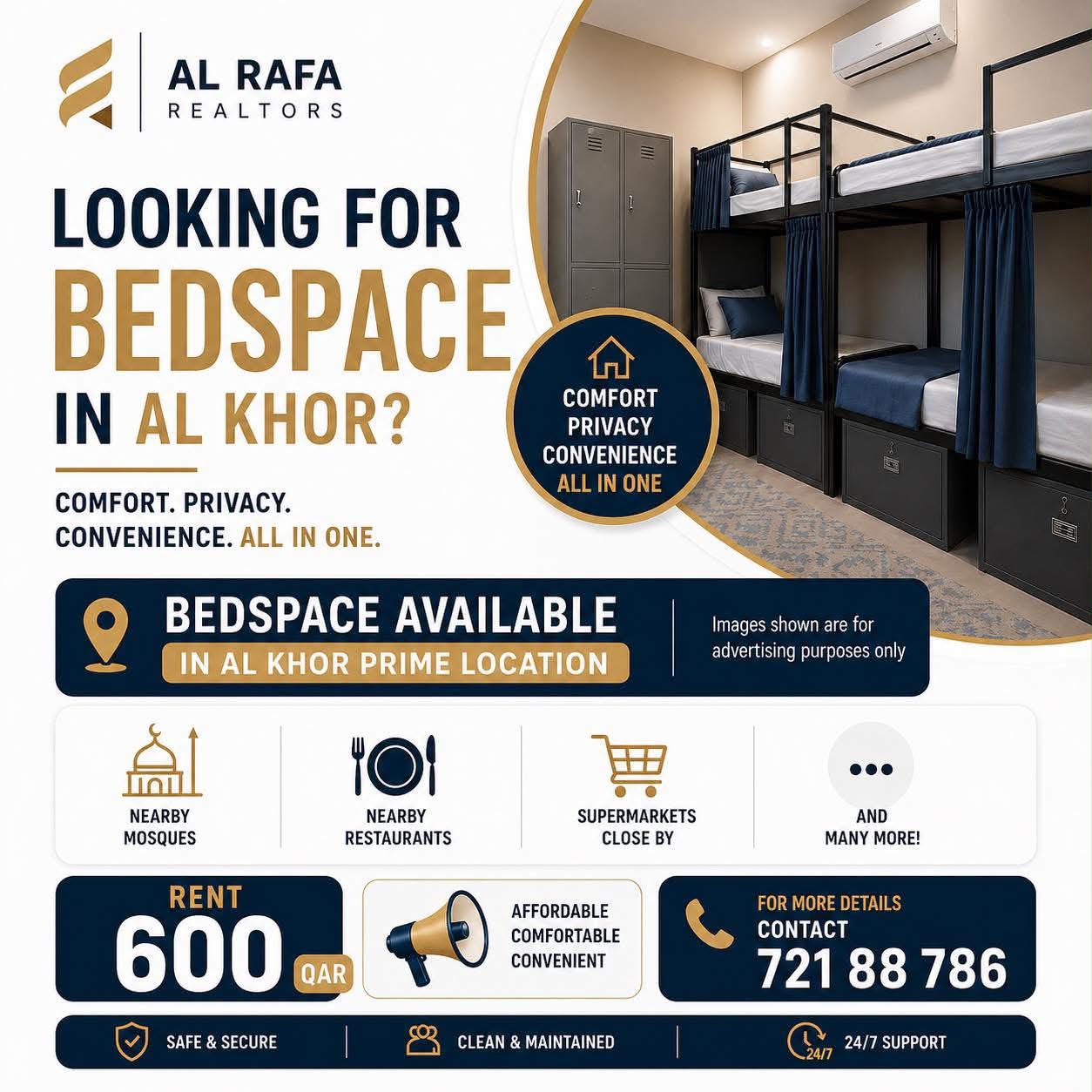 STUDIO unit for rent in Qatar
