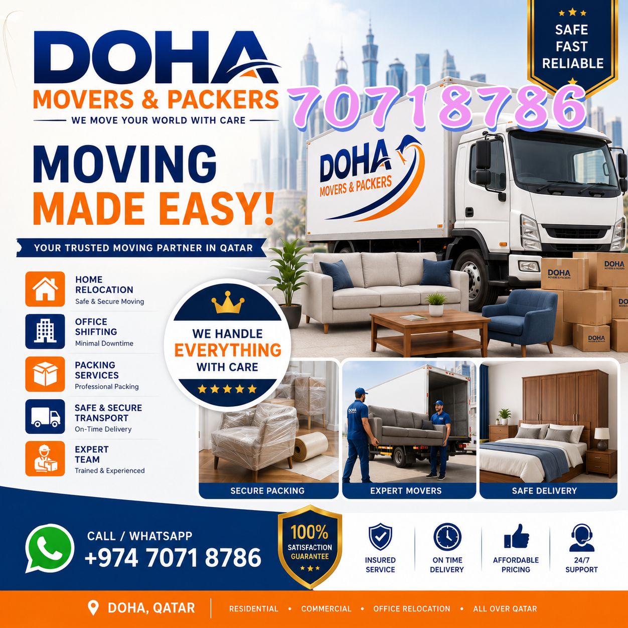 Partition for rent in Doha