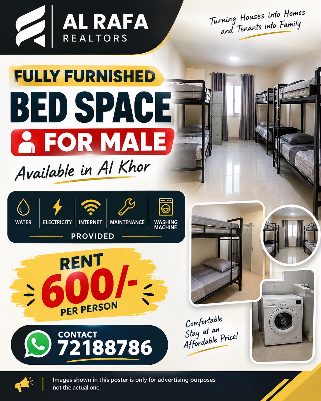 STUDIO unit for rent in Qatar